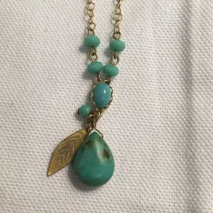 Turquoise pendant necklace